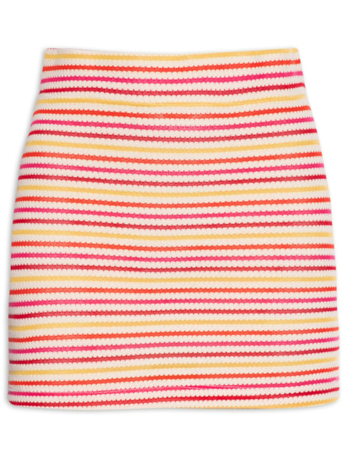 Mini Saia Tricot - Rosa