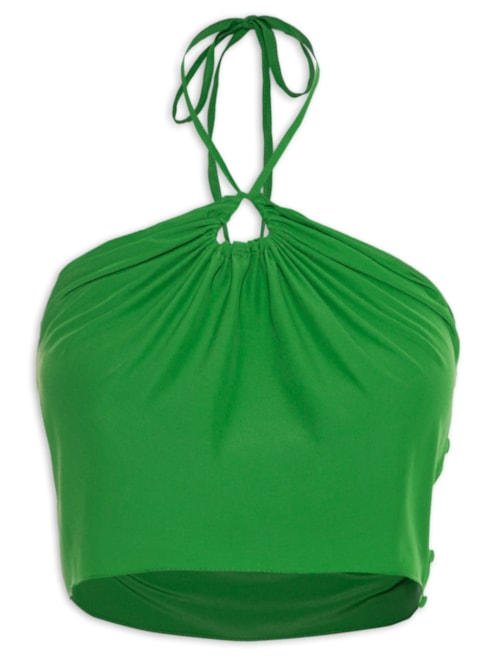Blusa Feminina Frente Única - Verde Blusa Feminina Frente Única - Verde