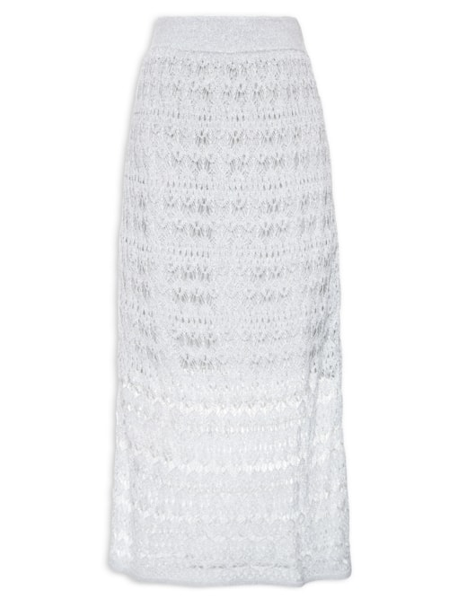 Saia Lurex Celebrar - Cinza