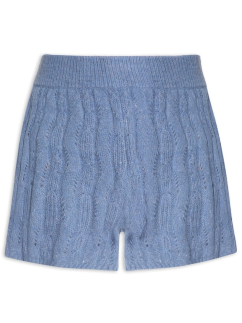 Short De Tricot - Azul