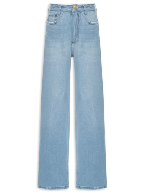 Calça Feminina Jeans Wan Reta - Azul