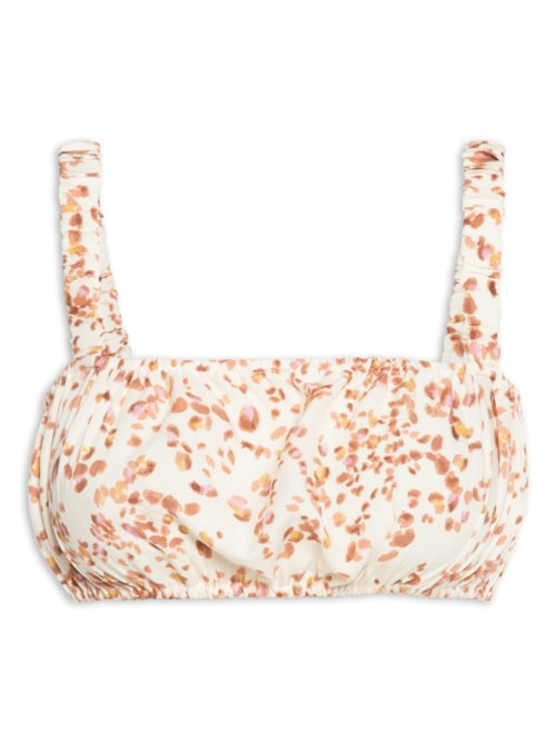 Top Estampado Onça Artsy Buquet - Animal Print Top Estampado Onça Artsy Buquet - Animal Print
