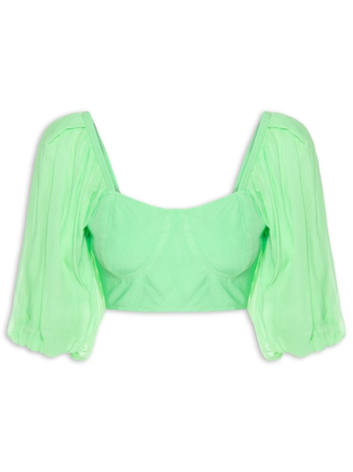 Top Linho - Verde