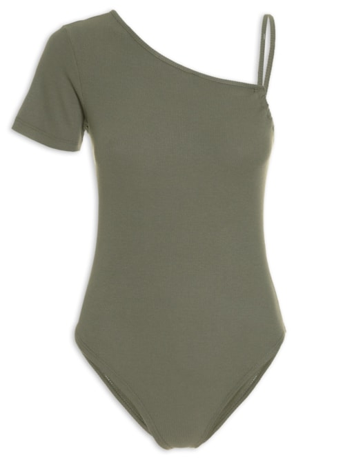 Body Assimétrico Detalhe Rolote - Verde Body Assimétrico Detalhe Rolote - Verde
