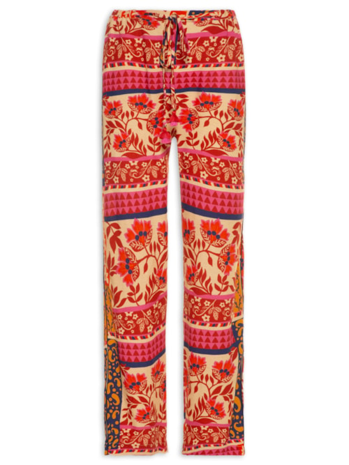 Calça Feminina Estampa Afetiva - Rosa