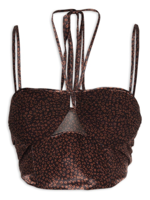 Top Estampado - Animal Print Top Estampado - Animal Print