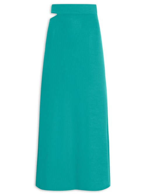 Saia Midi Cut Cós - Verde