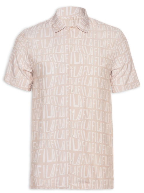 Camisa Masculina Dolce Vita - Bege Camisa Masculina Dolce Vita - Bege