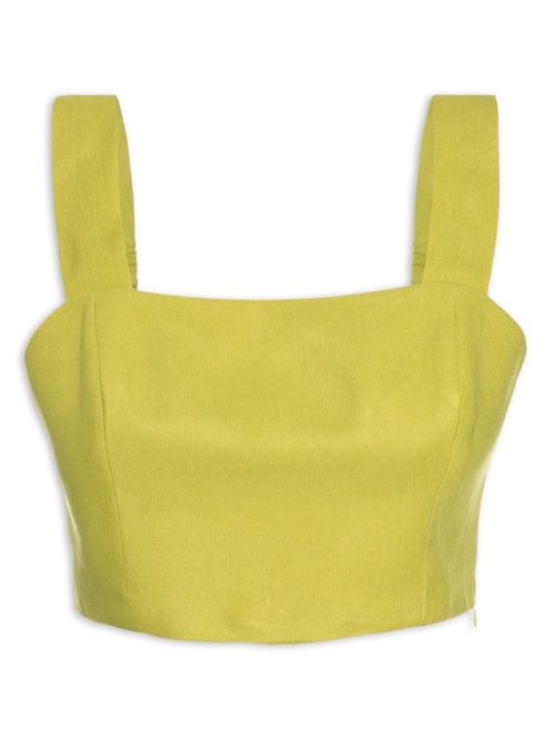 Top Linho Leve - Verde Top Linho Leve - Verde