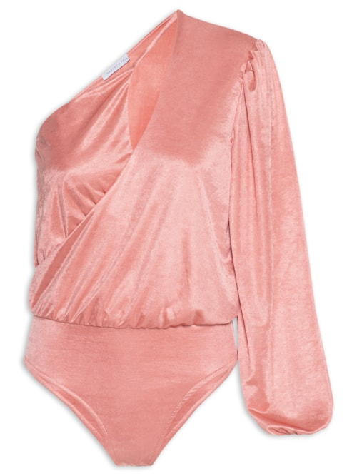 Body Acetinado - Rosa
