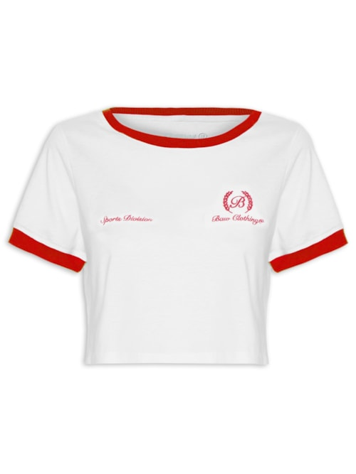 Camiseta Feminina Laurel B - Vermelho Camiseta Feminina Laurel B - Vermelho