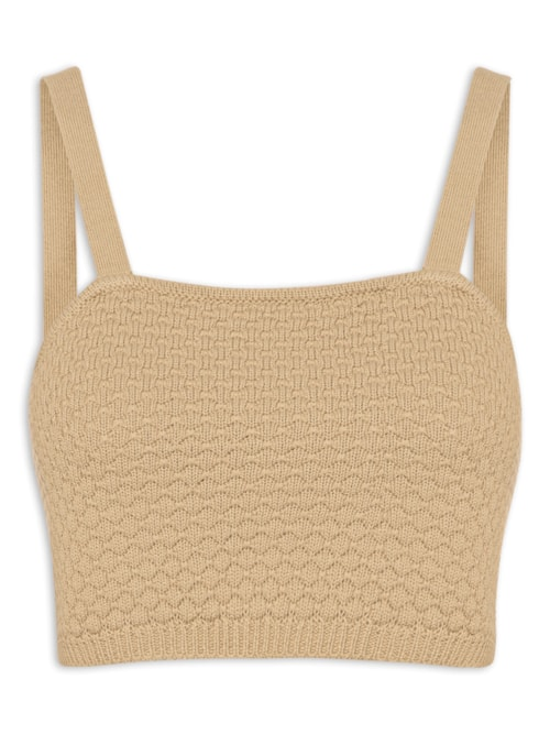 Top Tricot - Bege