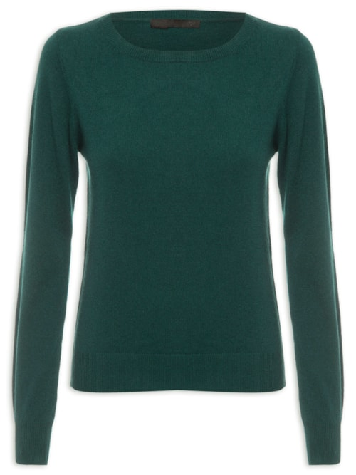 Suéter Feminino Puro Cashmere - Verde Suéter Feminino Puro Cashmere - Verde