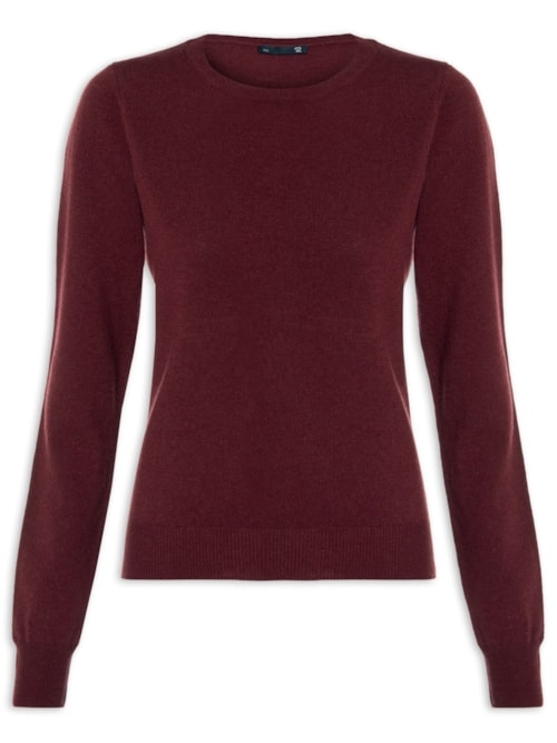 Suéter Feminino Puro Cashmere - Vermelho Suéter Feminino Puro Cashmere - Vermelho