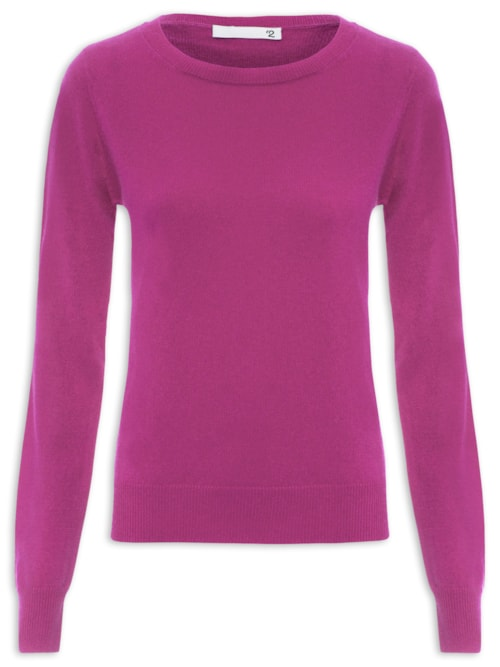 Suéter Feminino Puro Cashmere - Rosa Suéter Feminino Puro Cashmere - Rosa