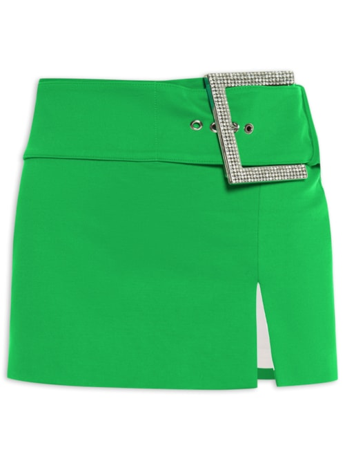 Saia Feminina Curta Maxi Fivela - Verde Saia Feminina Curta Maxi Fivela - Verde