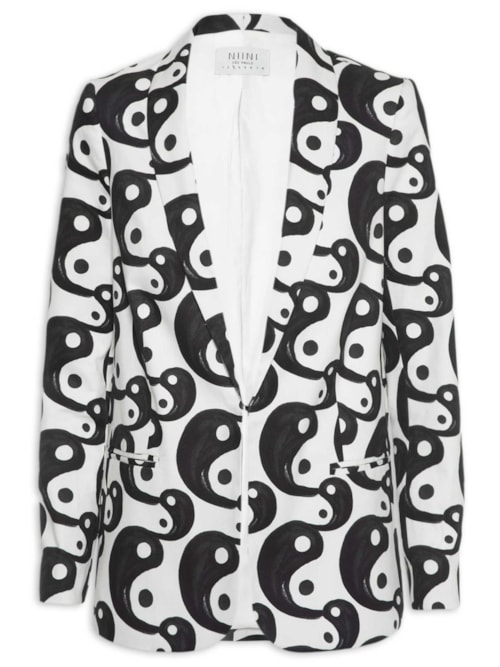 Blazer Feminino Yin Yang - Branco