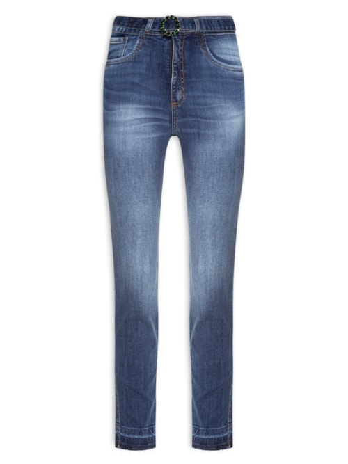 Calça Feminina Jeans Vesta Shape Now - Azul