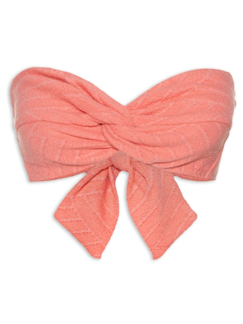 Top Cropped Malha Tricot - Laranja Top Cropped Malha Tricot - Laranja