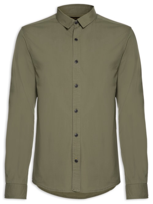 Camisa Masculina Paper Touch Lisa - Marrom