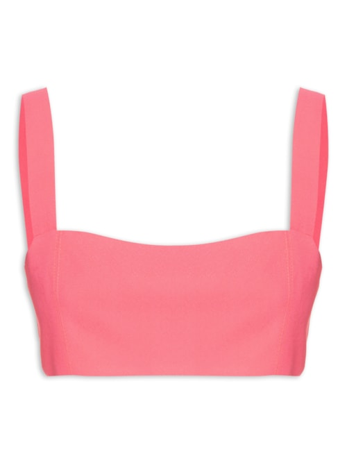 Top De Crepe Dupla Face - Rosa Top De Crepe Dupla Face - Rosa