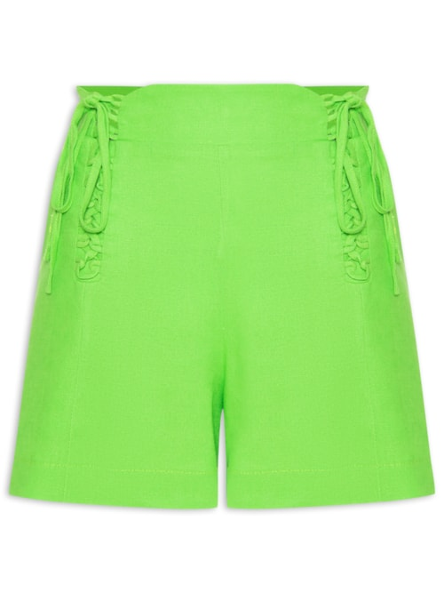 Short Feminino Visco Linho - Verde