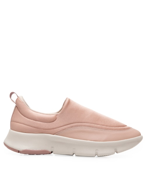 Tênis Feminino Casual Elastano - Rosa Tênis Feminino Casual Elastano - Rosa