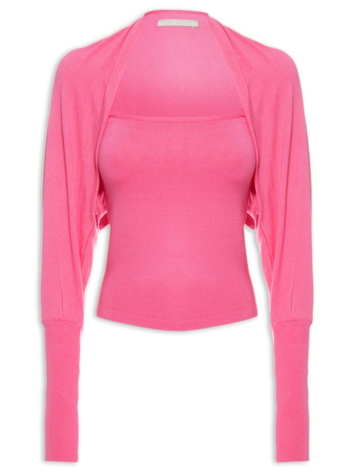 Conjunto Feminino Bolero Maytow - Rosa Conjunto Feminino Bolero Maytow - Rosa