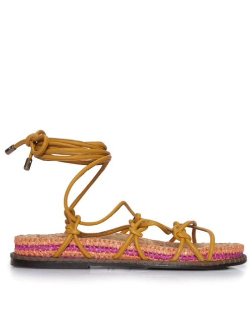 Sandália Feminina Flat Sunset - Marrom Sandália Feminina Flat Sunset - Marrom