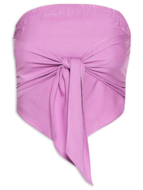 Blusa Feminina Amarração - Roxo Blusa Feminina Amarração - Roxo
