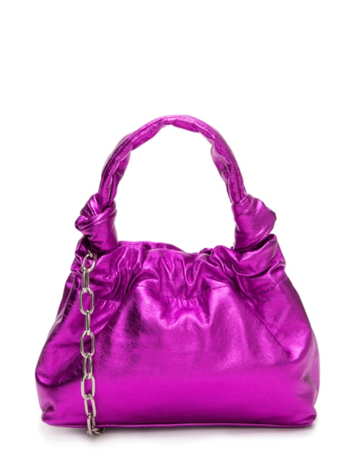 Bolsa Feminina Sophie Soft Metalizado - Rosa Bolsa Feminina Sophie Soft Metalizado - Rosa
