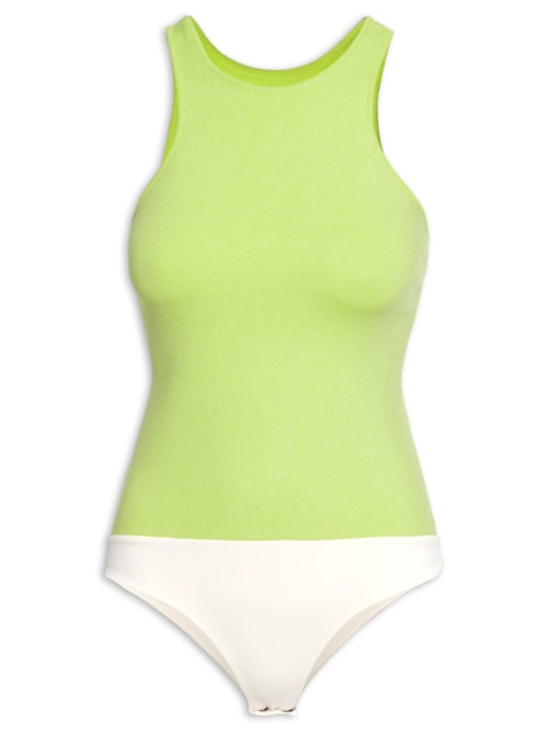 Body Tricot Gal Jasmine - Verde Body Tricot Gal Jasmine - Verde