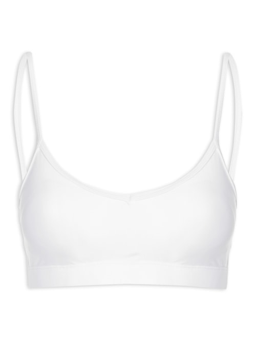 Top Alça Reta Liso - Branco Top Alça Reta Liso - Branco