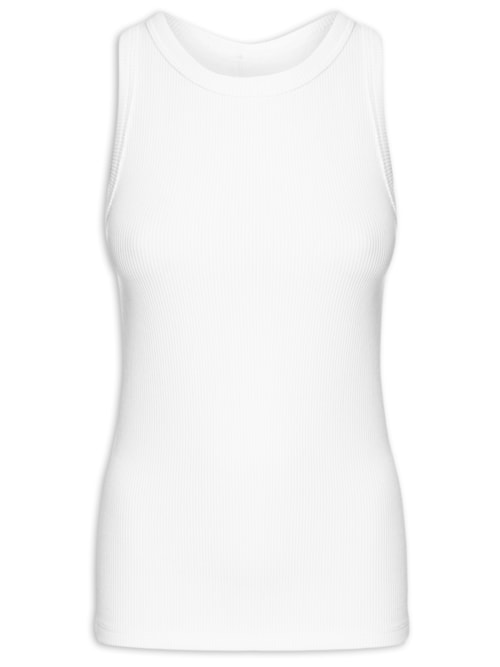 Regata Feminina Ribana Vintage Tank - Off White Regata Feminina Ribana Vintage Tank - Off White