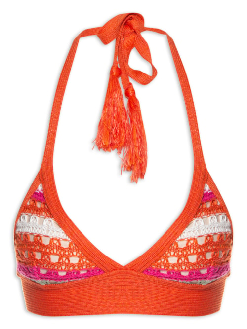 Top Color Tricot - Laranja