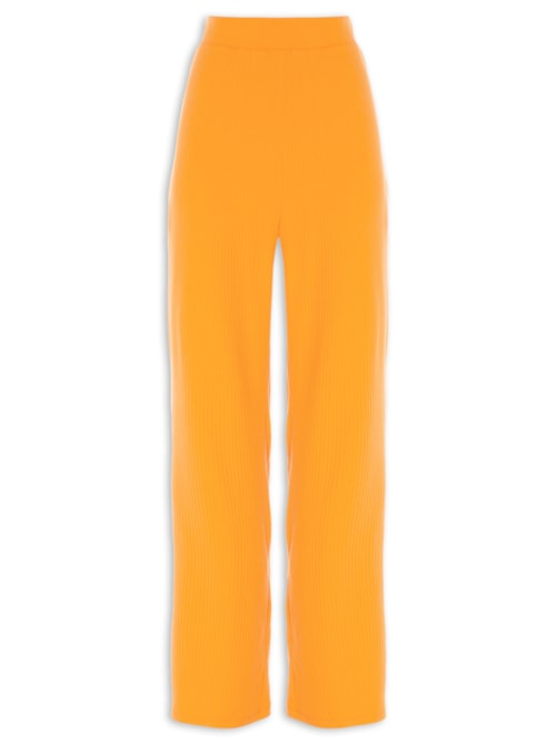 Calça Feminina Canelada - Laranja Calça Feminina Canelada - Laranja