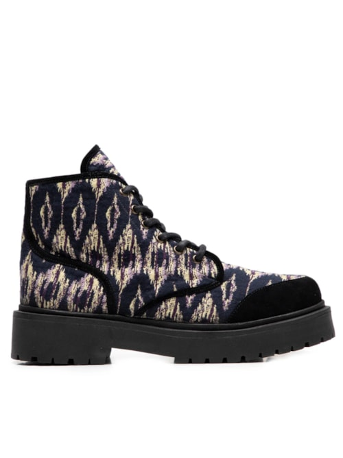 Bota Feminina Ikat - Azul Bota Feminina Ikat - Azul