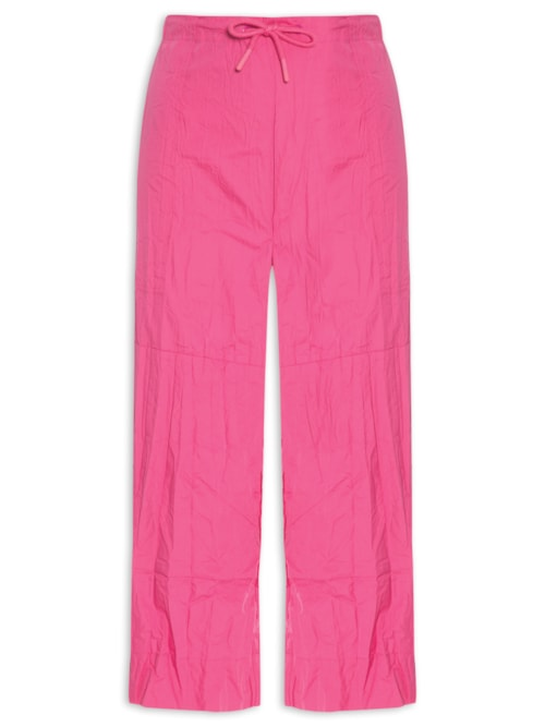 Calça Feminina Tricoline Wrinkled - Rosa