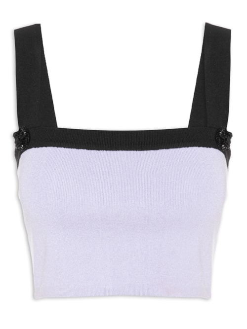 Top Tricot Florence - Lilás Top Tricot Florence - Lilás