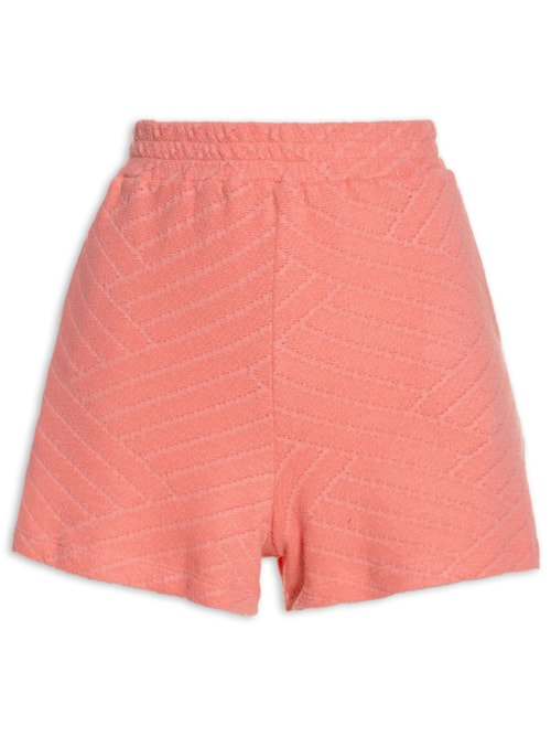 Short Feminino Atoalhado - Laranja