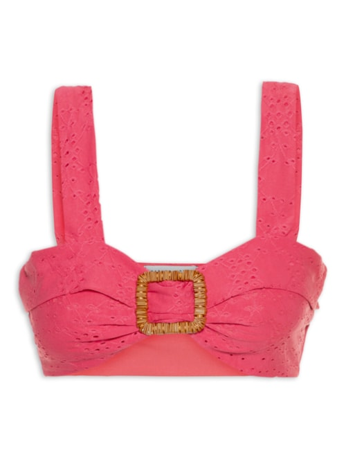Top Cropped Feminino Malha Laise - Rosa Top Cropped Feminino Malha Laise - Rosa