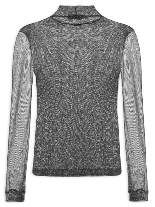 Blusa Feminina Lurex Highline - Preto Blusa Feminina Lurex Highline - Preto