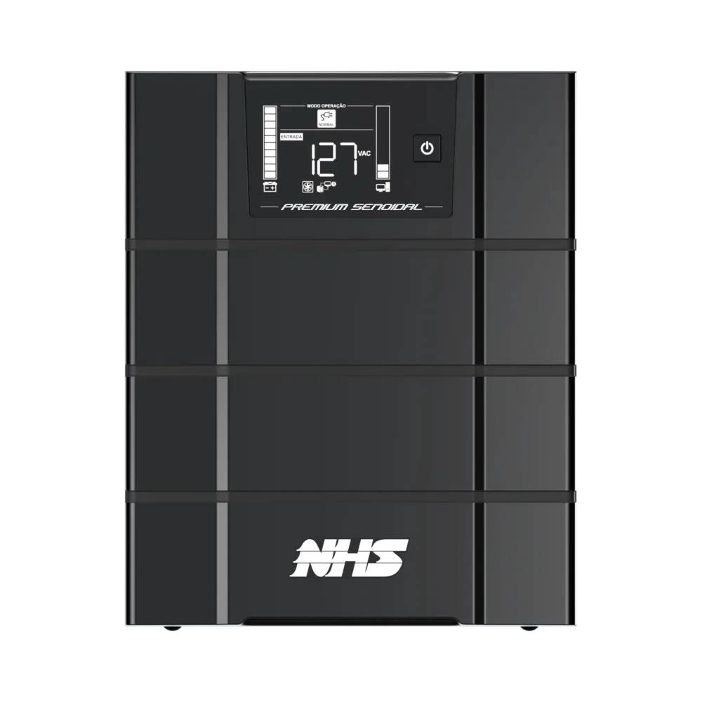 Nobreak NHS Premium Senoidal GIII 2200VA Ent Bivolt Sai 120V ou Conf. 220V 6x9Ah 72V 8 Tomadas - 91.C0.022400