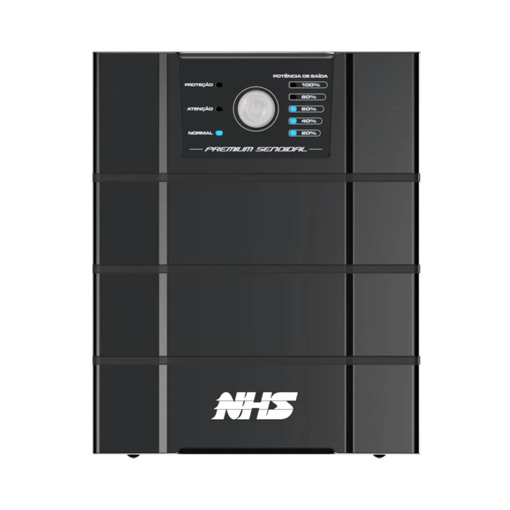 Nobreak NHS Premium Senoidal GIII 3200VA Ent Bivolt Sai 120V ou Conf. 220V 3x17Ah 36V 8 Tomadas - 91.C0.032400