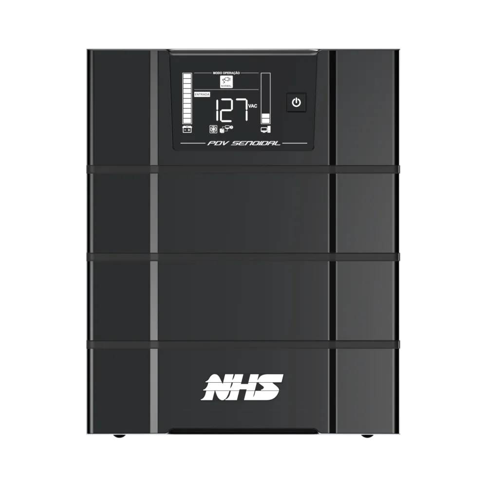 Nobreak NHS Premium Senoidal PDV GIII 1000VA Ent Bivolt Sai 120V ou Conf.220V 3x7Ah 36V 8 Tomadas - 91.A1.010100