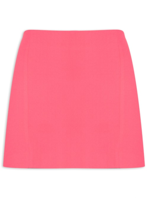 Mini Saia De Crepe - Rosa