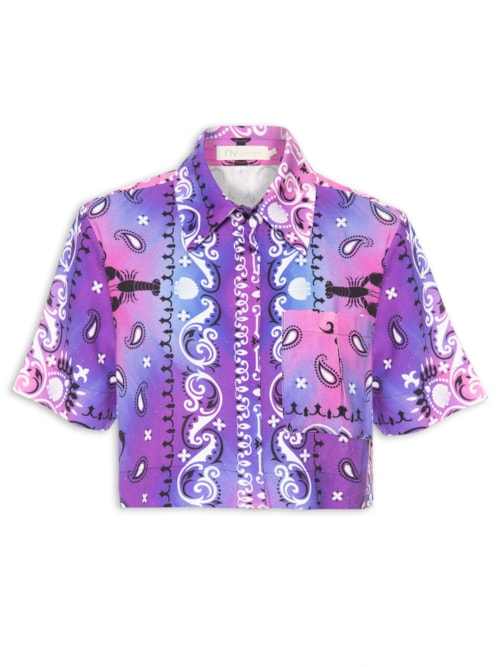 Camisa Feminina Creta - Roxo Camisa Feminina Creta - Roxo
