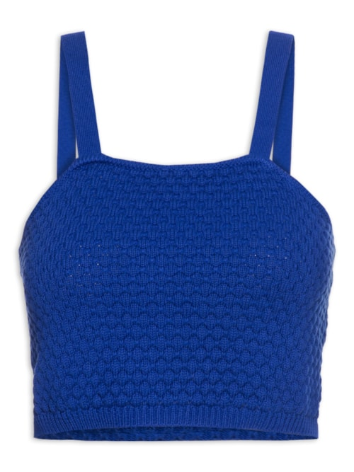 Top Tricot - Azul
