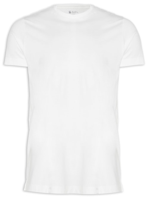 Camiseta Masculina Malha Pima - Branco