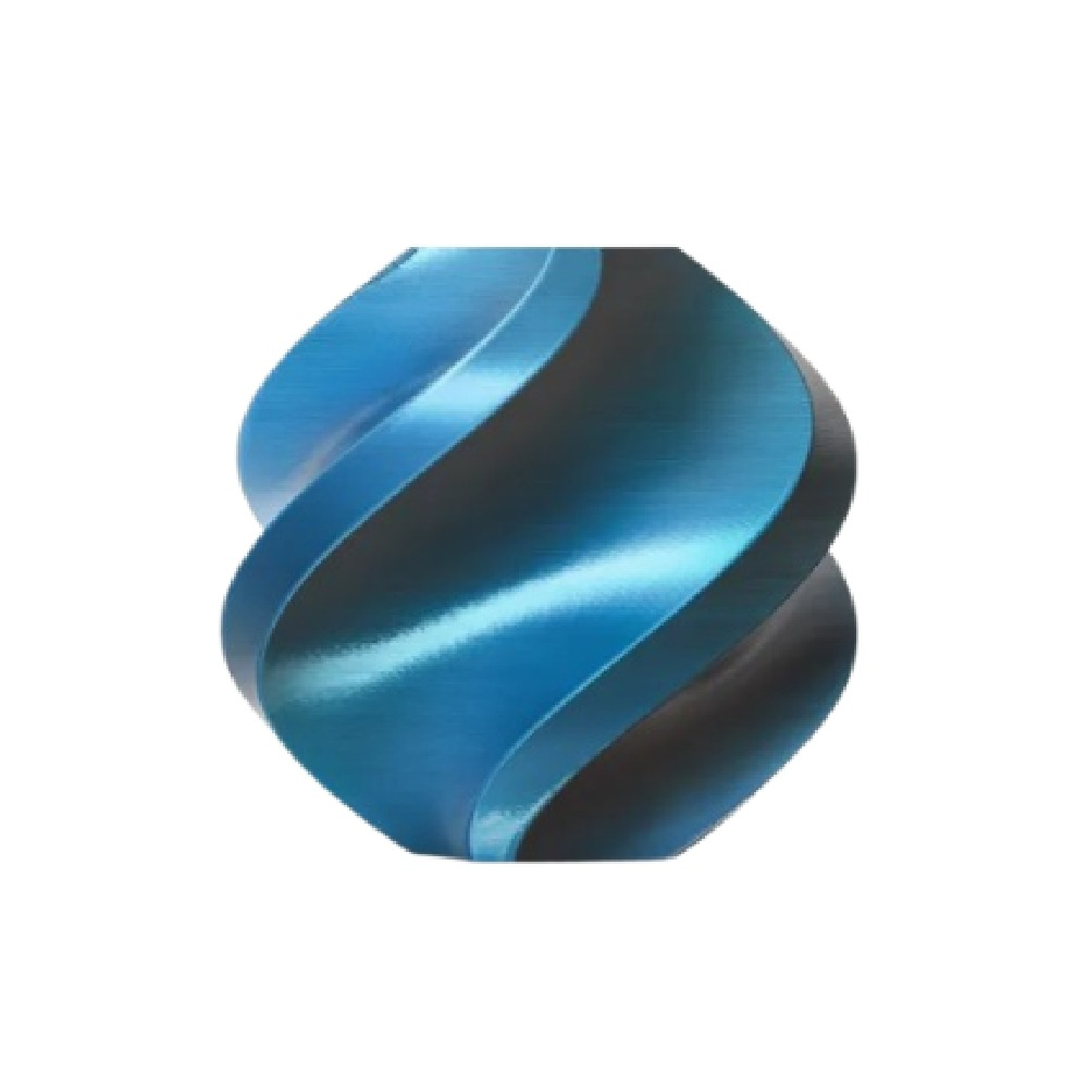 Filamento Bambu Lab PLA Silk Azul Fantasma 1,75mm 1kg Carretel